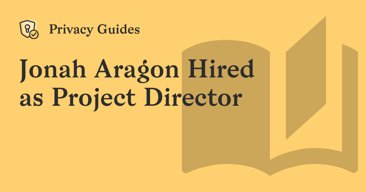 Jonah Aragon Hired as Project Director