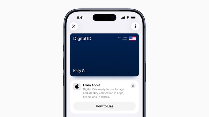 Apple Launches 'Digital ID' Feature Nationwide in the United States